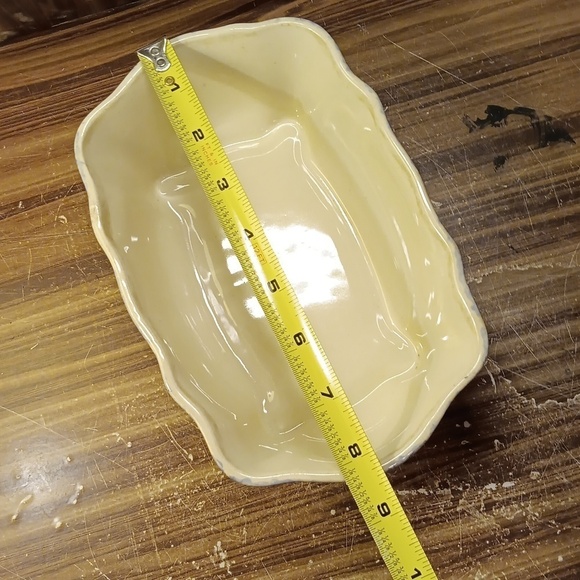 Vintage Roseville spongeware glazed pottery planter - Picture 6 of 6